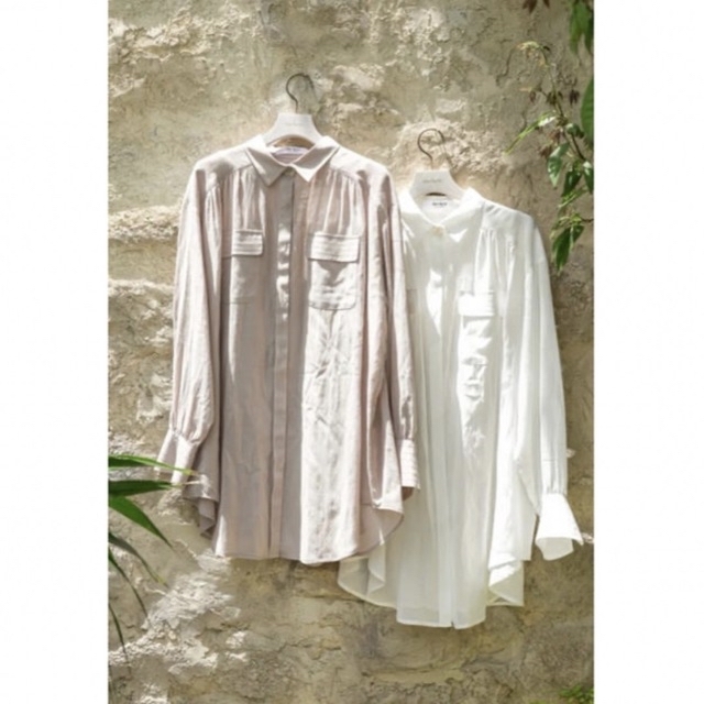 Her lip to - herlipto Cotton-blend Voile Sheer Shirtの通販 by