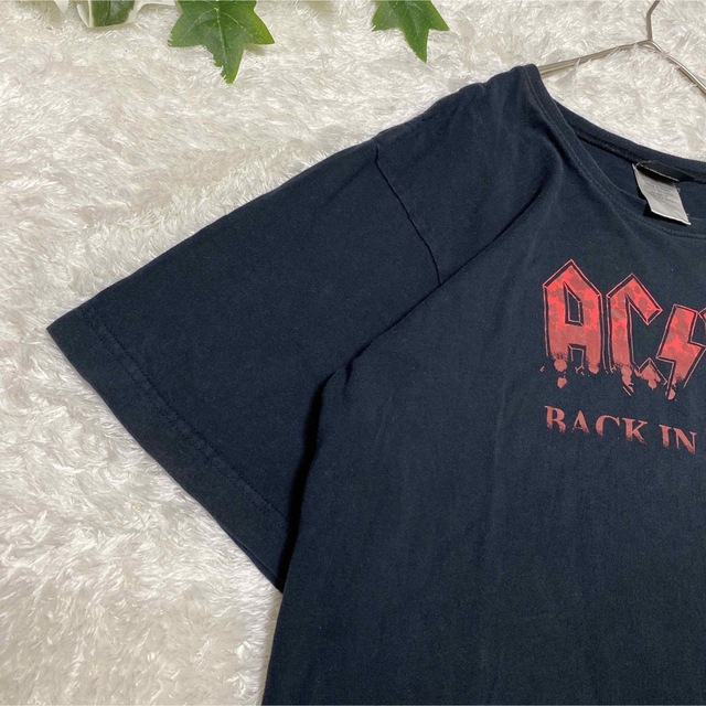 acdc Tシャツ　デカロゴ　激レア　バンド　　ロック　黒　レトロ 4