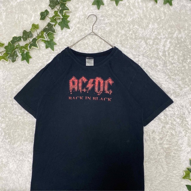 acdc Tシャツ　デカロゴ　激レア　バンド　　ロック　黒　レトロ 6