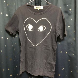 コムデギャルソン(COMME des GARCONS)のコムデギャルソン　プレイ　半袖シャツ　ネイビー(Tシャツ/カットソー(半袖/袖なし))