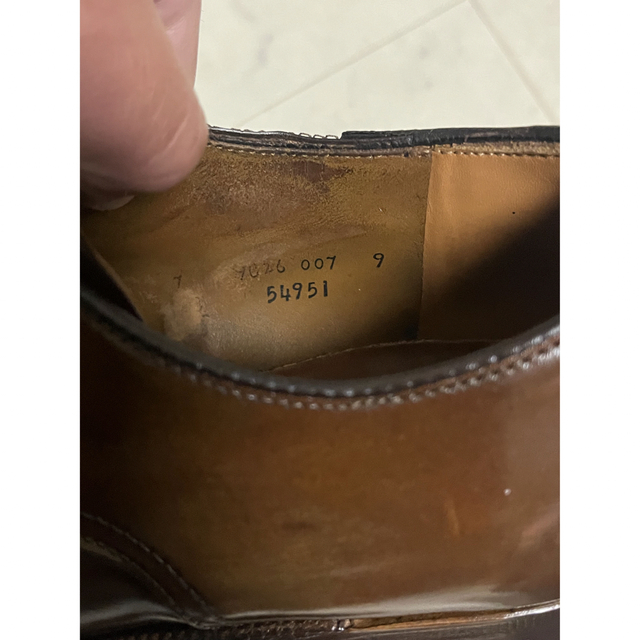 Alden(オールデン)のALDEN オールデン 125周年 54951 Vチップ 7D ダークブラウン メンズの靴/シューズ(ドレス/ビジネス)の商品写真