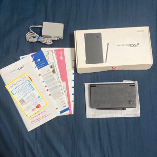 ニンテンドーDS(ニンテンドーDS)のNintendo DSi 本体 ブラック 任天堂 箱付き 説明書付き(携帯用ゲーム機本体)