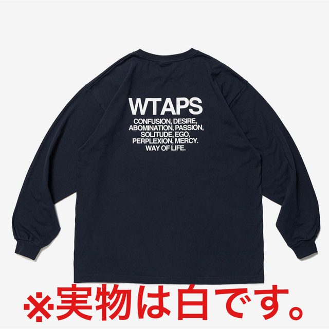 W)taps(ダブルタップス)のWTAPS INGREDIENTS LS COTTON WHT L メンズのトップス(Tシャツ/カットソー(七分/長袖))の商品写真