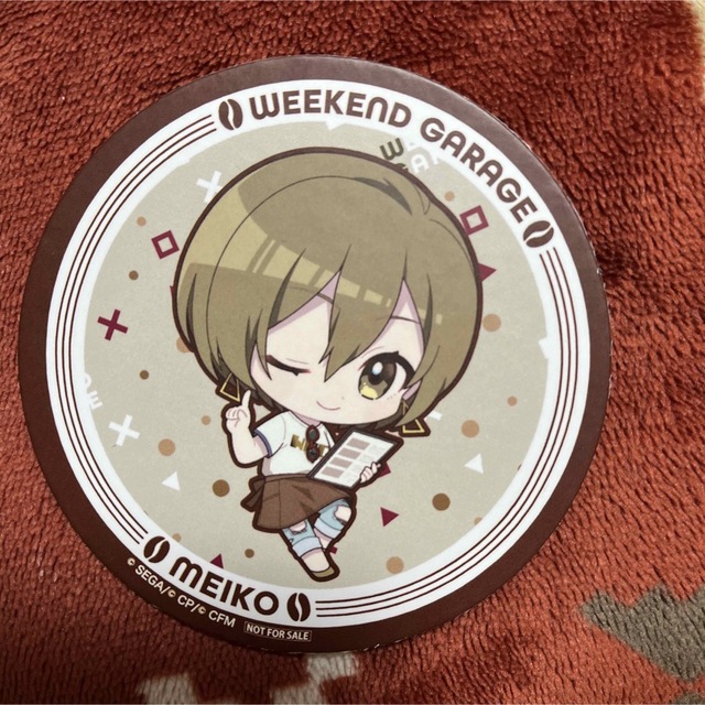 ボカロ ブロマイド イラストカード コースター MEIKO エンタメ/ホビーのおもちゃ/ぬいぐるみ(キャラクターグッズ)の商品写真
