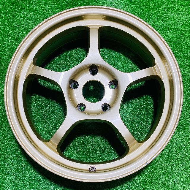 メーカー不明 5本スポークホイール 17×7JJ 5H-114.3 +35　1本