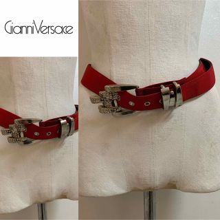 Gianni Versace - GIANNI VERSACE VINTAGE 80s イタリア製 装飾ベルト