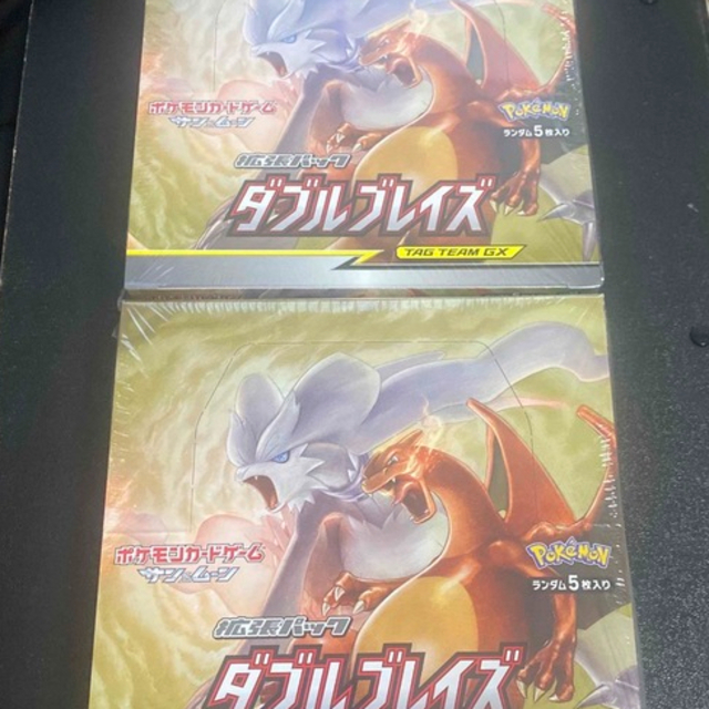 ポケモンカード　ダブルブレイズ　2box