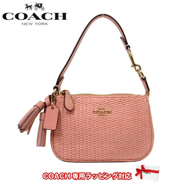 COACH ポーチ CH215 IMTIV(シェルピンクマルチ) レディース