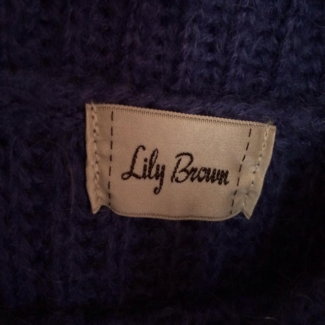 Lily Brown(リリーブラウン)のリリーブラウン ニットワンピ レディースのワンピース(ミニワンピース)の商品写真