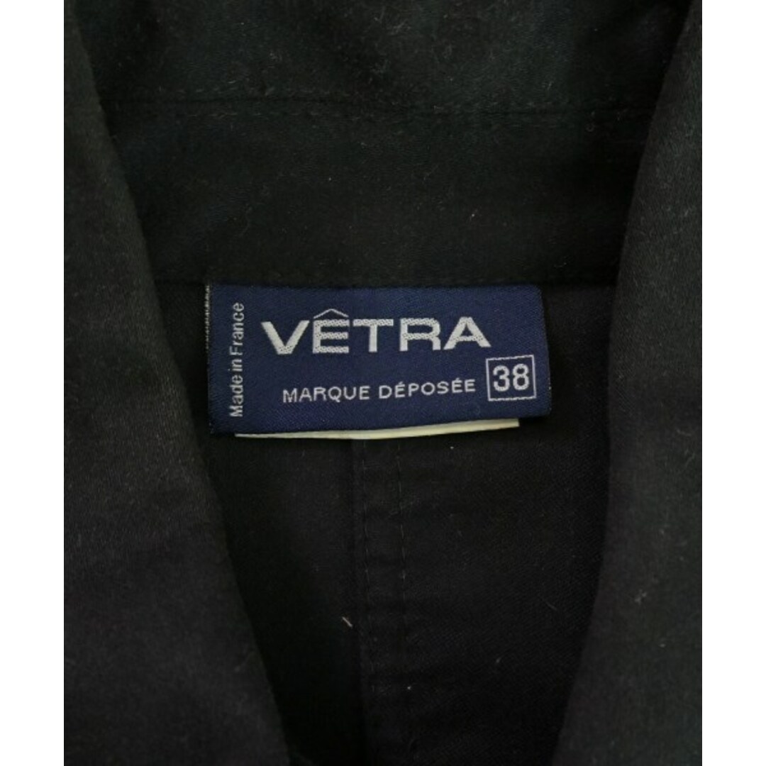 VETRA(ベトラ)のVETRA ベトラ ステンカラーコート 38(M位) 黒 【古着】【中古】 メンズのジャケット/アウター(ステンカラーコート)の商品写真