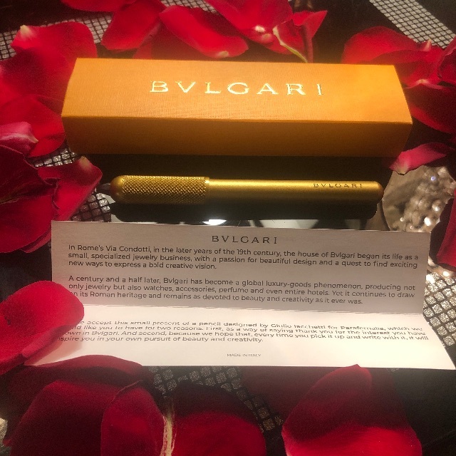 完売いたしました。BVLGARI 筆記具 インテリア/住まい/日用品の文房具(ペン/マーカー)の商品写真