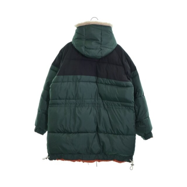 sacai サカイ ダウンコート 1(S位) 緑xオレンジ