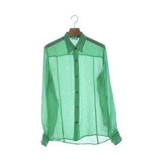 ドリスヴァンノッテン(DRIES VAN NOTEN)のDRIES VAN NOTEN カジュアルシャツ 46(M位) 緑 【古着】【中古】(シャツ)