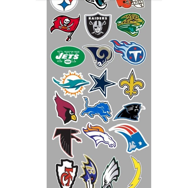新品 NFL アメフト ステッカー シール 防水シール チームロゴ 32枚の
