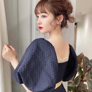 スナイデル(SNIDEL)の新品未使用　スナイデル　Jacquard chic occasion dress(ロングワンピース/マキシワンピース)