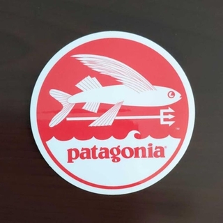パタゴニア(patagonia)の(直径7.7cm) patagonia パタゴニア　公式　ステッカー(登山用品)