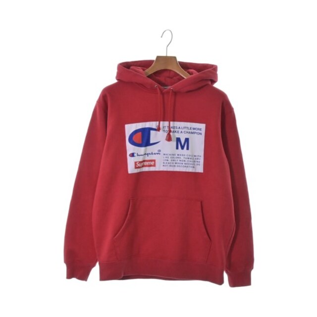 Supreme Champion Hooded Sweatshirt 赤Ｍ