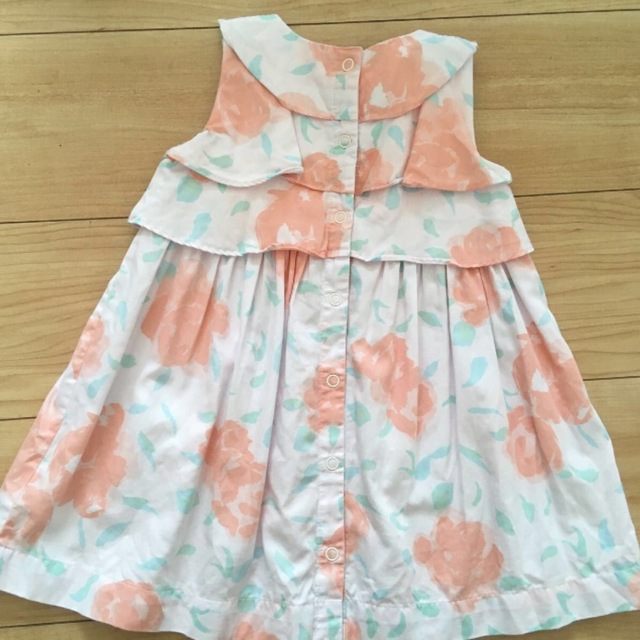 PETIT BATEAU(プチバトー)のプチバトー　花柄ワンピース   キッズ/ベビー/マタニティのベビー服(~85cm)(ワンピース)の商品写真