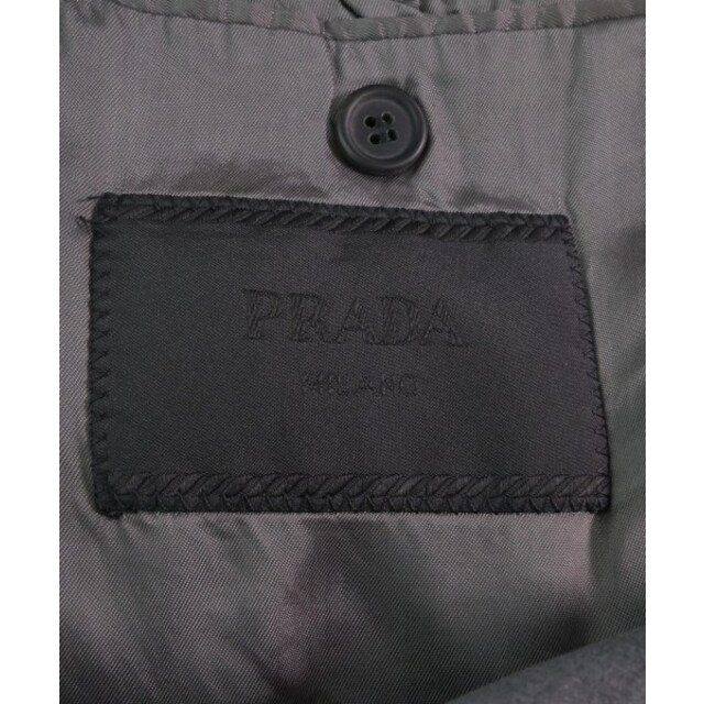 PRADA - PRADA プラダ テーラードジャケット 44(S位) グレー 【古着