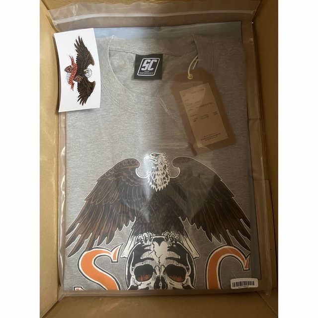 EAGLE SKULL T-SHIRT / GRAYメンズ