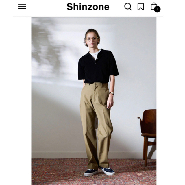 Shinzone(シンゾーン)のSUVIN KNIT POLO レディースのトップス(Tシャツ(半袖/袖なし))の商品写真