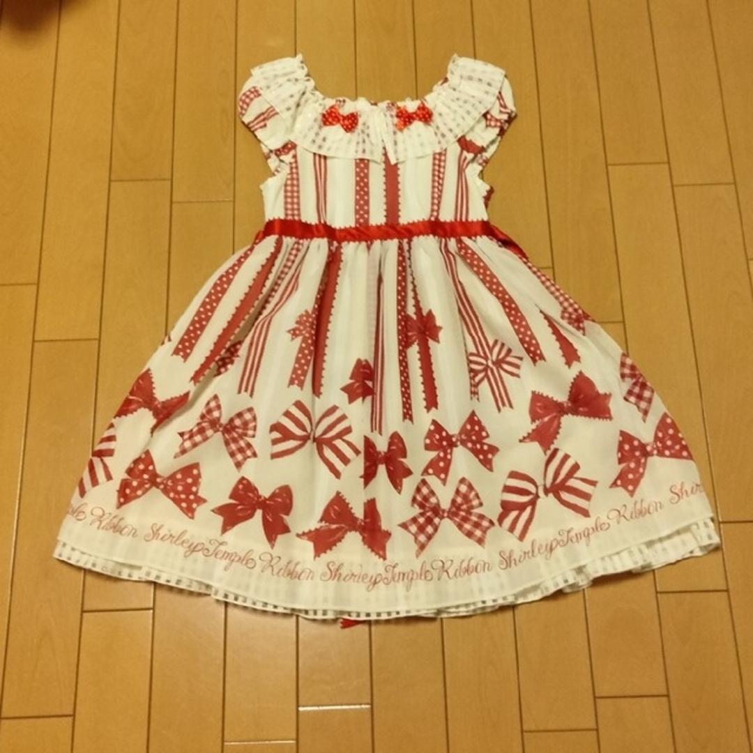 最前線の シャーリーテンプル 120 リボン ワンピース ワンピース - www