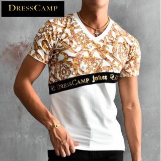 DRESS CAMP ドレスキャンプ 装飾ダイアシャツ 定価98000円
