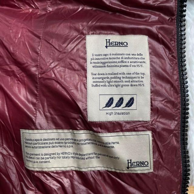 HERNO - 最高級『Herno』ダウンロングコート フォックスファー 〔軽量