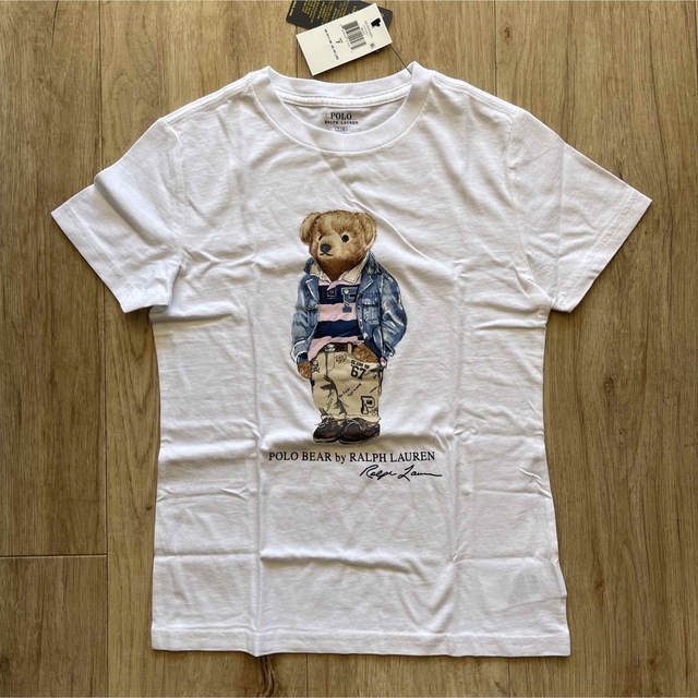 ラルフローレン　新品　ポロベア  子供服　キッズ　白　Tシャツ　半袖　男の子