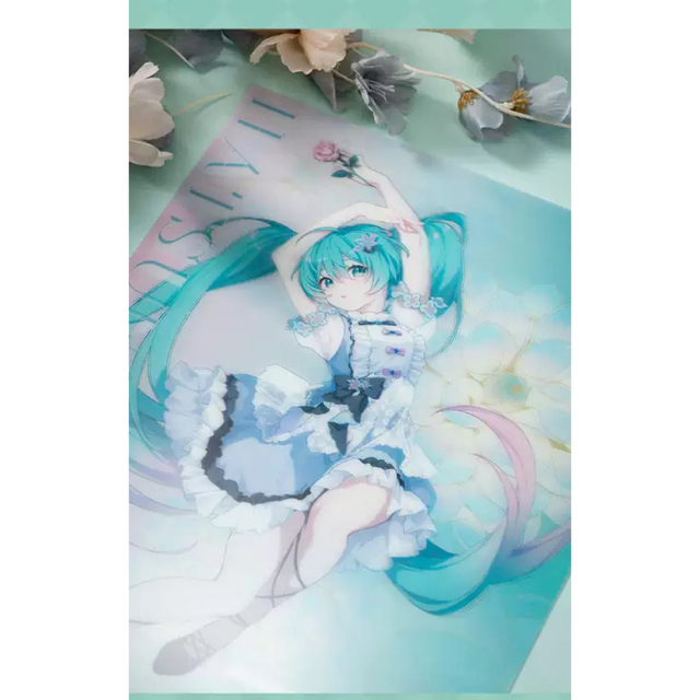 ☆セール 初音ミク ボカロ VOCALOID PVC 立体3D ポスター タイプB