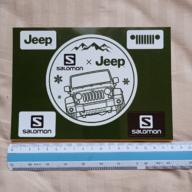 サロモン ジープ Jeep ステッカー正規品２枚 スポーツ/アウトドアのアウトドア(その他)の商品写真