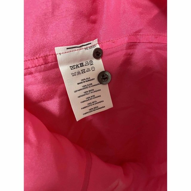 dries van noten ドリスヴァンノッテン シルク シャツ ピンク