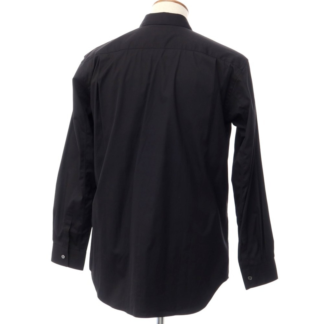 【中古】コムデギャルソンシャツ COMME des GARCONS SHIRT 2022年秋冬 コットン ハトメ シャツ ブラック【サイズM】【メンズ】