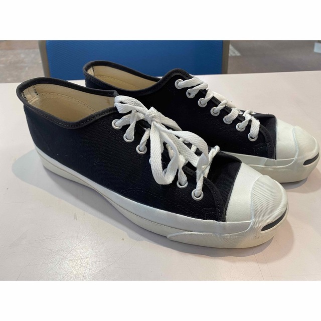 90s USA製 コンバース ジャックパーセル 黒 27センチ 新品 - スニーカー