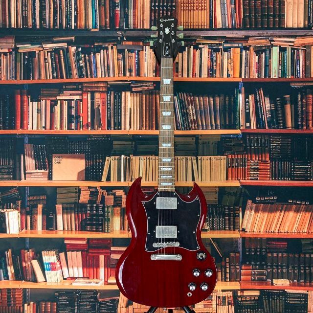 【長めシールドストラップ付5412】 EPIPHONE SG PRO  楽器のギター(エレキギター)の商品写真