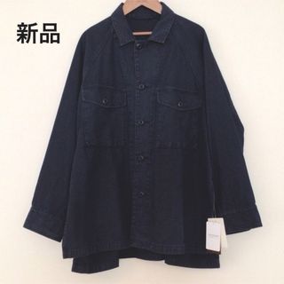 プラージュ(Plage)の新品 Plage プラージュ Army シャツジャケット ネイビー 36 イエナ(ミリタリージャケット)