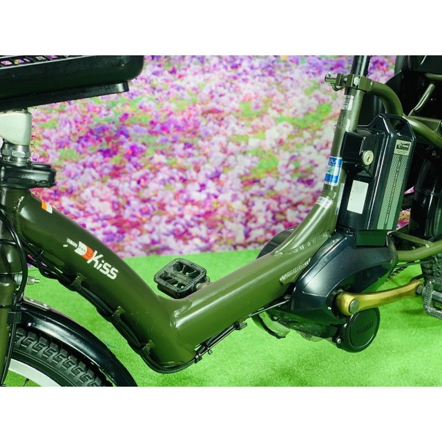 ☆➁ 5250子供乗せ電動アシスト自転車ヤマハ3人乗り対応20インチ