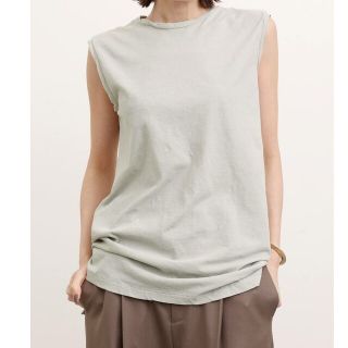 アパルトモンドゥーズィエムクラス(L'Appartement DEUXIEME CLASSE)の【GREYCHORD/グレーコード】Nosleeve T-SH(カットソー(半袖/袖なし))