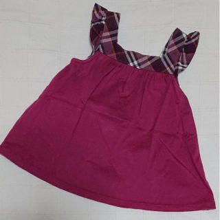 バーバリー(BURBERRY) 子供 ワンピース(女の子)(パープル/紫色系)の