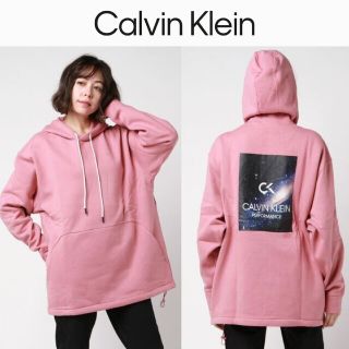 Calvin Klein カルバンクライン pink ピンク フード  パーカー