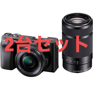 SONY - 【2台セット】ILCE-6400Y B sony-α6400