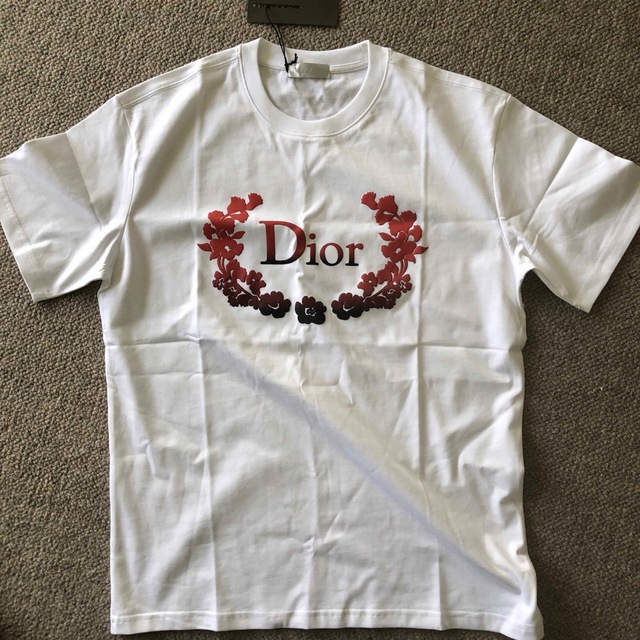 メンズ半袖Tシャツ、カットソー、Diorロゴ入り、外国のXS、値下げしました！ メンズのトップス(Tシャツ/カットソー(半袖/袖なし))の商品写真