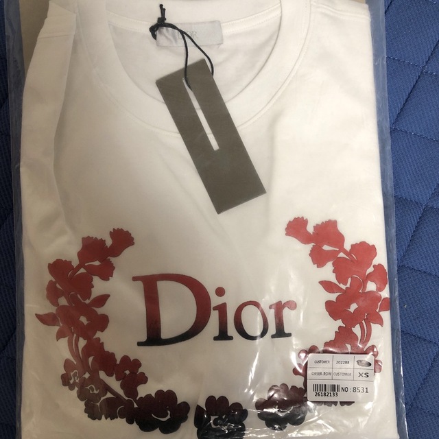 メンズ半袖Tシャツ、カットソー、Diorロゴ入り、外国のXS、値下げしました！ メンズのトップス(Tシャツ/カットソー(半袖/袖なし))の商品写真