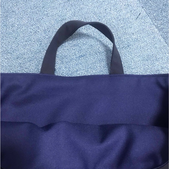 レッスンバッグ　上履き入れ　濃紺ネイビー　お受験　女の子　セット ハンドメイドのキッズ/ベビー(バッグ/レッスンバッグ)の商品写真
