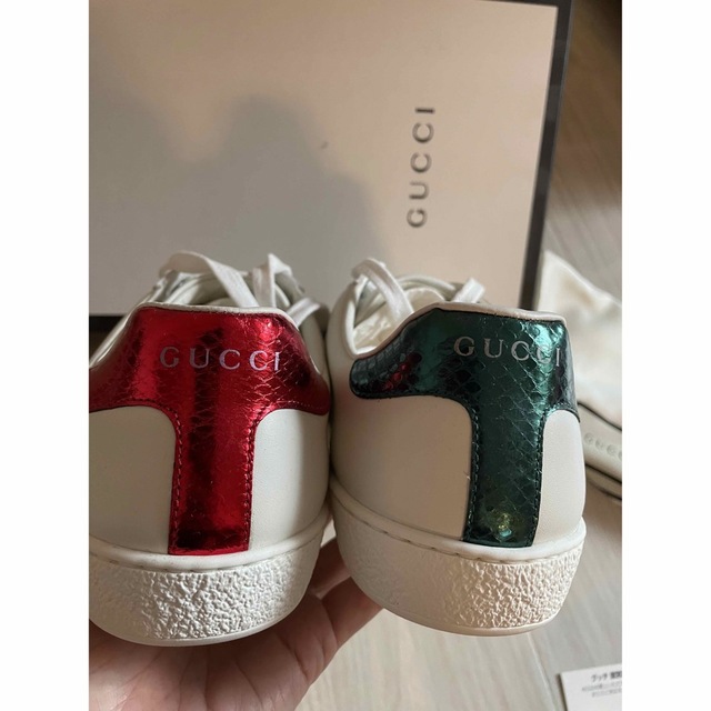 Gucci(グッチ)のGucci グッチ　スニーカー　スネーク　蛇　ベビ　25.5 メンズの靴/シューズ(スニーカー)の商品写真