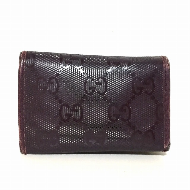 Gucci(グッチ)のグッチ キーケース GG柄 212111 ボルドー レディースのファッション小物(キーケース)の商品写真