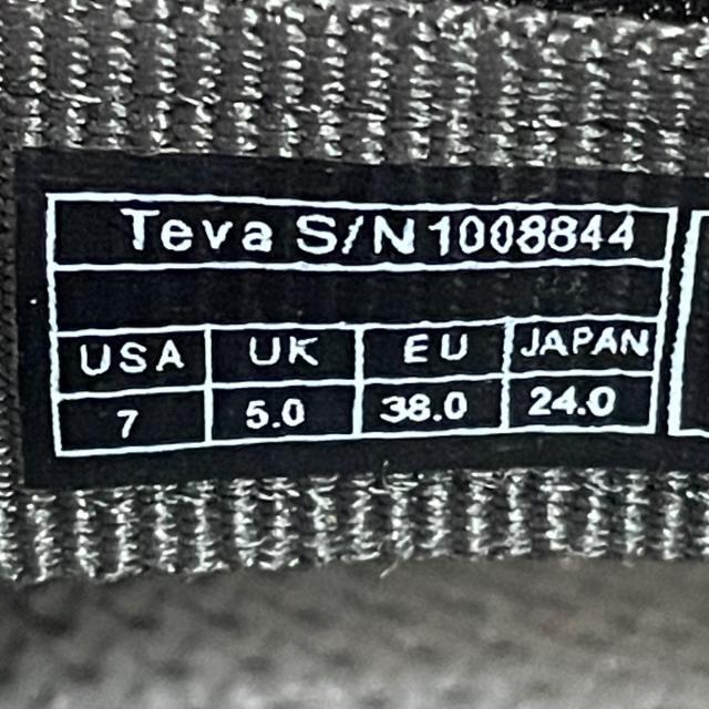 Teva(テバ)のTeva(テバ) サンダル 24.0 レディース - 黒 レディースの靴/シューズ(サンダル)の商品写真