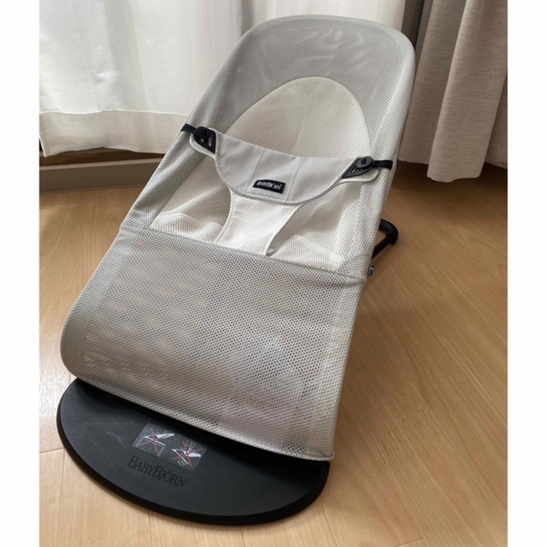 BABYBJORN - ベビービョルン バウンサー メッシュ グレーの通販 by ...