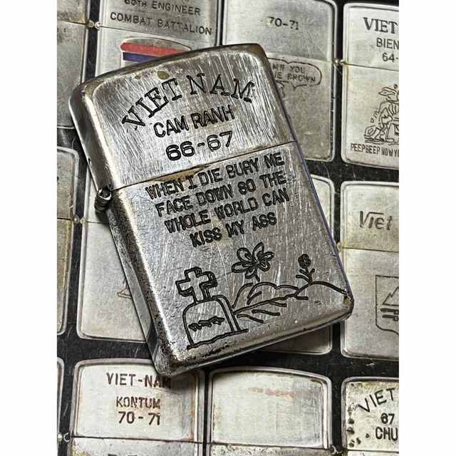 ベトナムZIPPO】本物 1966年製ベトナムジッポー「セメタリー」 | www