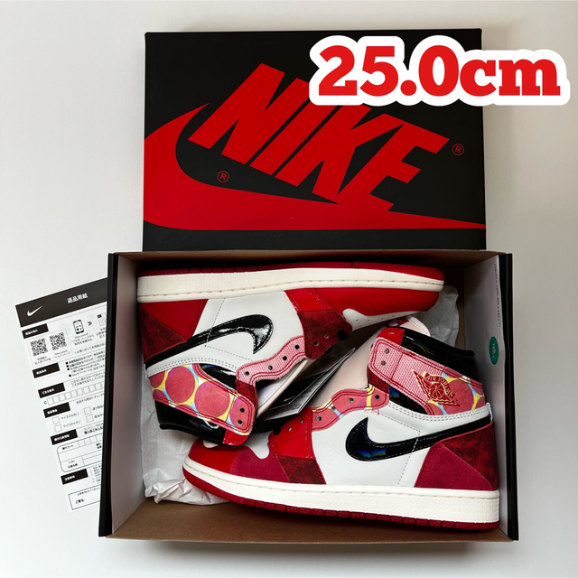 NIKE AIR JORDAN 1 spider man supreme 25